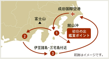 JAL 2026年初日の出フライト（成田）