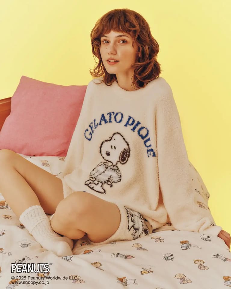 GELATO PIQUE meets PEANUTS」11月発売。スヌーピーたちのルームウェア