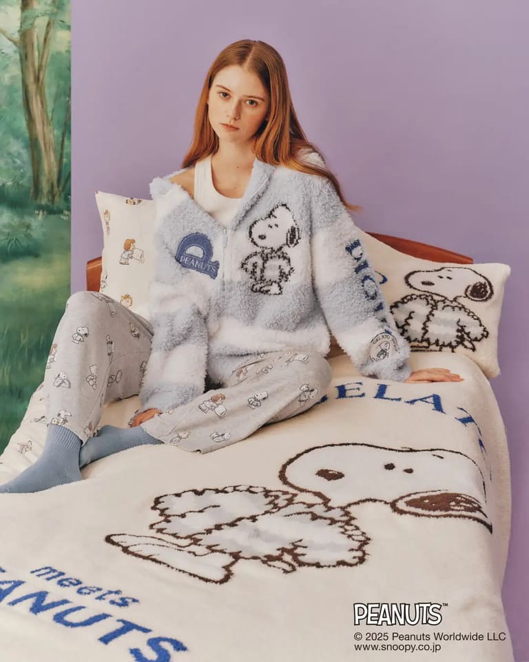 GELATO PIQUE meets PEANUTS」11月発売。スヌーピーたちのルームウェア
