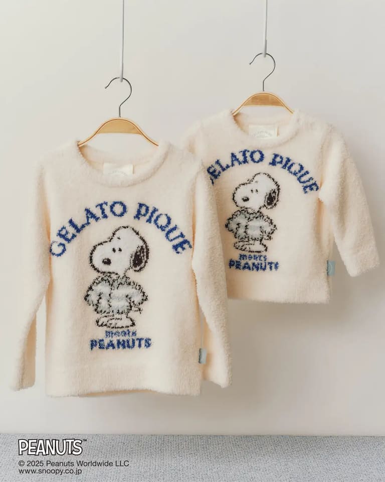GELATO PIQUE meets PEANUTS」11月発売。スヌーピーたちのルームウェア
