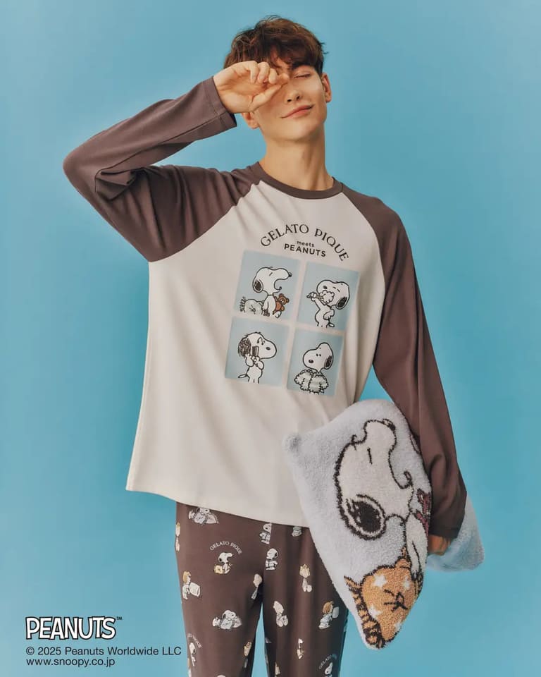GELATO PIQUE meets PEANUTS」11月発売。スヌーピーたちのルームウェア