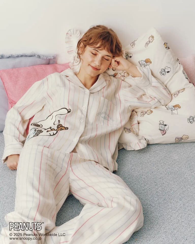 GELATO PIQUE meets PEANUTS」11月発売。スヌーピーたちのルームウェア