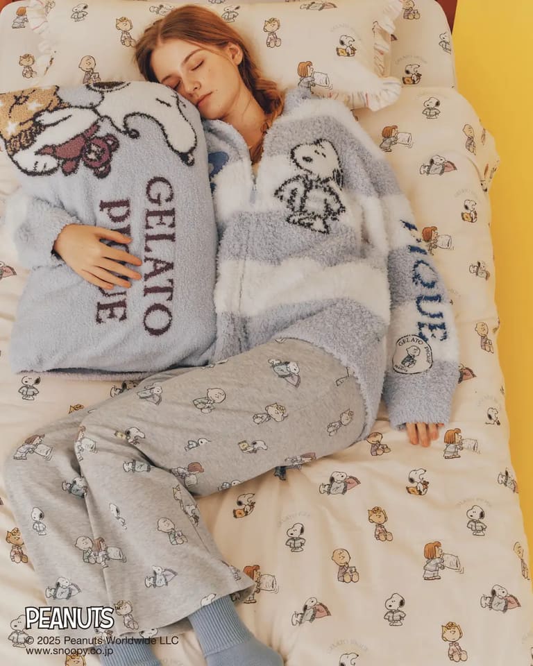GELATO PIQUE meets PEANUTS」11月発売。スヌーピーたちのルームウェア