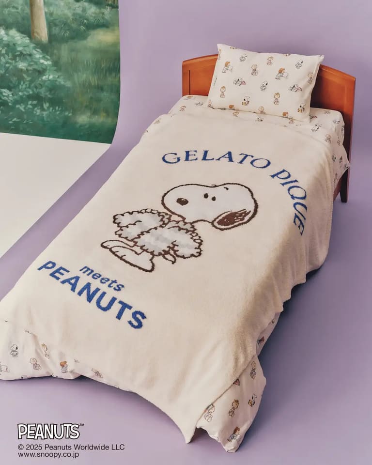 GELATO PIQUE meets PEANUTS」11月発売。スヌーピーたちのルームウェア