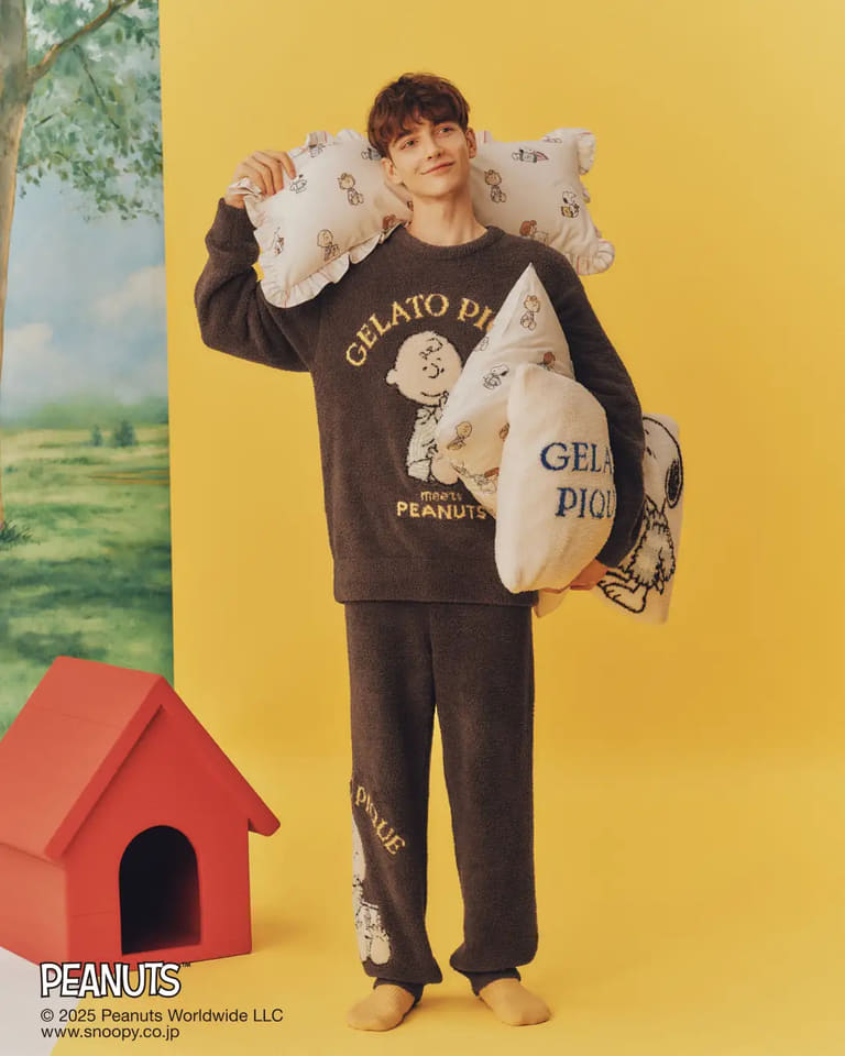 GELATO PIQUE meets PEANUTS」11月発売。スヌーピーたちのルームウェア