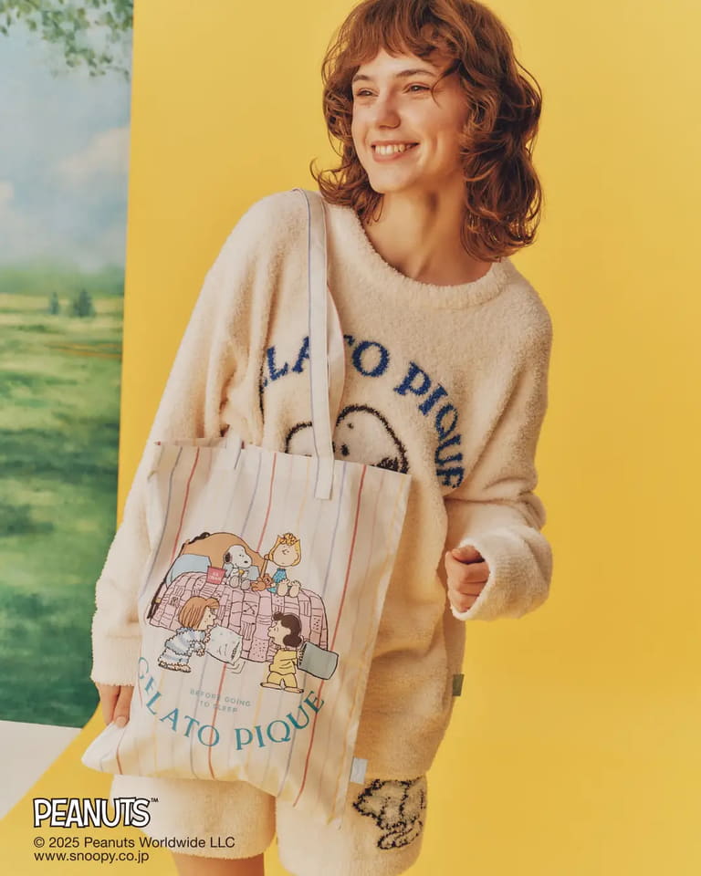 GELATO PIQUE meets PEANUTS」11月発売。スヌーピーたちのルームウェア