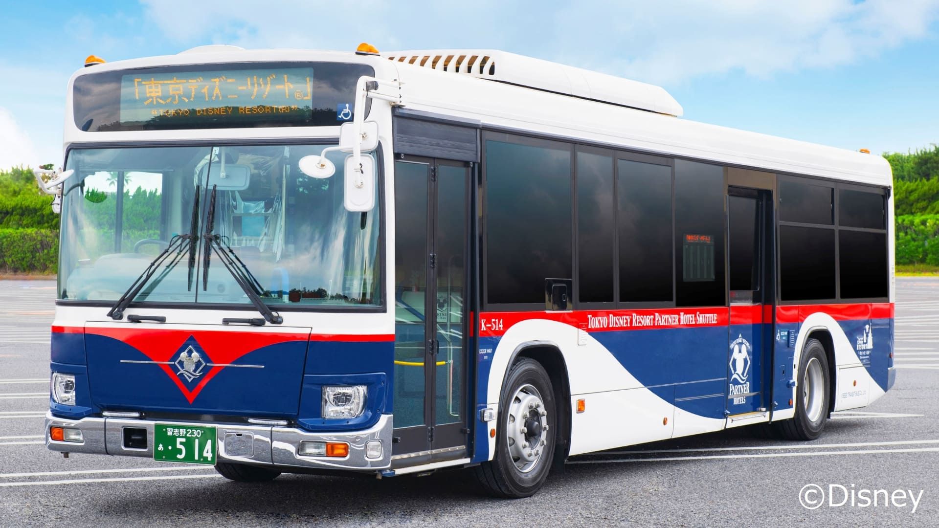 ディズニーまではパートナーホテル・シャトルで約20分