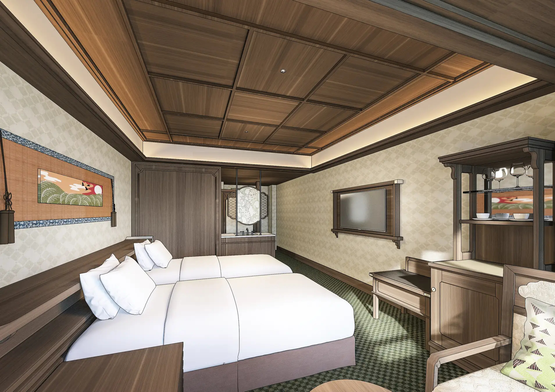 リニューアル後の客室