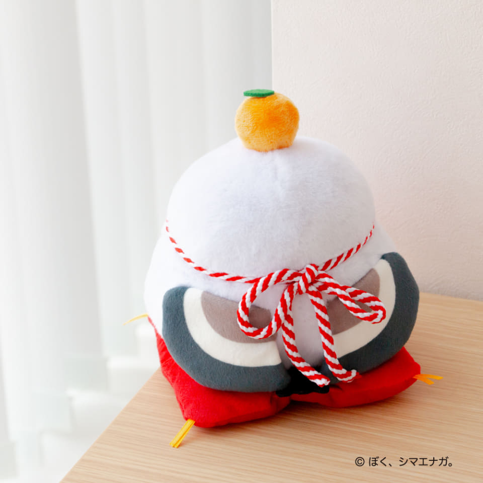 ぼく、シマエナガ。鏡餅ぬいぐるみ」発売。お正月を彩る“雪の妖精”で