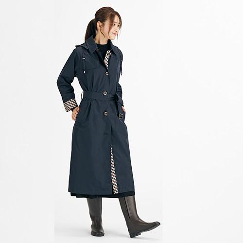 ＜ANAオリジナル＞Aquascutumレインコート メンズ ネイビー L AQUA SCUTUM - ＜ANAオリジナル＞Aquascutumレインコート メンズ
