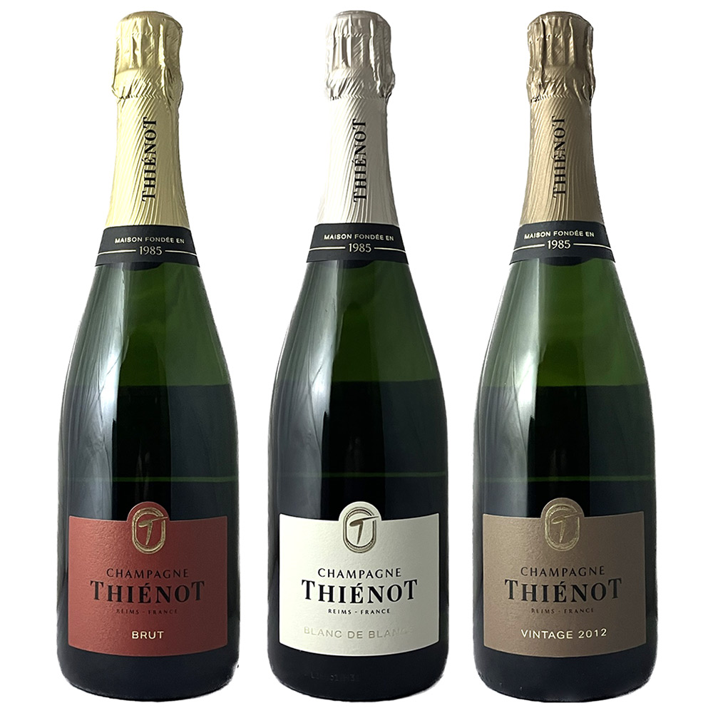 CHAMPAGNE THIENOT 訳あり3本セット（2万5300円）