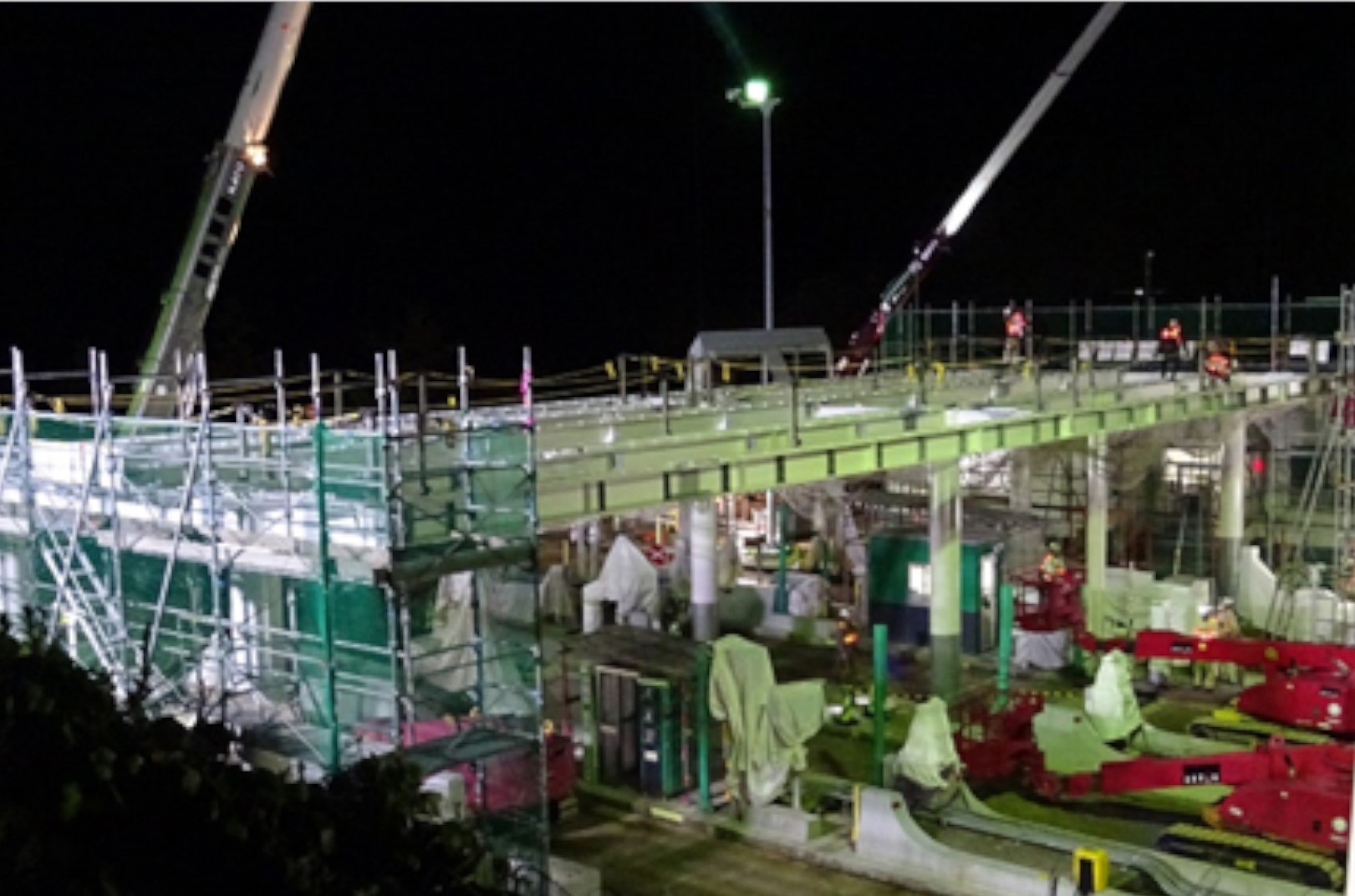 道央道では12月に白老IC・苫小牧西ICでトールゲート新築工事を実施