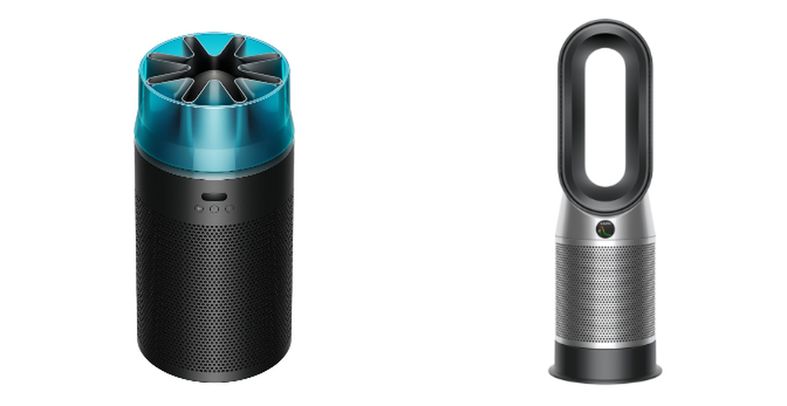 「Dyson HushJet 空気清浄機（SP01 BT）」と「Dyson Purifier Hot＋Cool Gen1 空気清浄ファンヒーター（HP10 BN）」