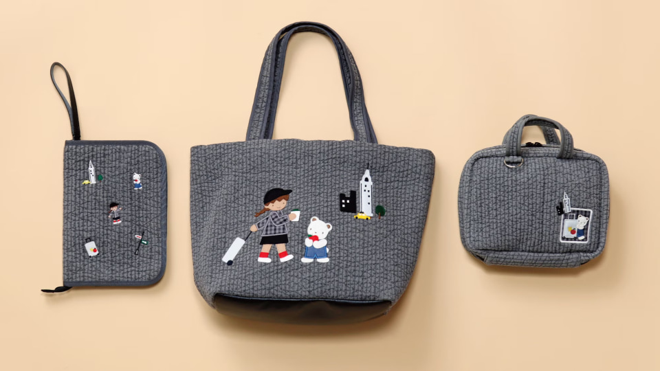 ファミリア×ピオヌンナル、NY・パリ・ハワイ旅行がテーマのコラボ