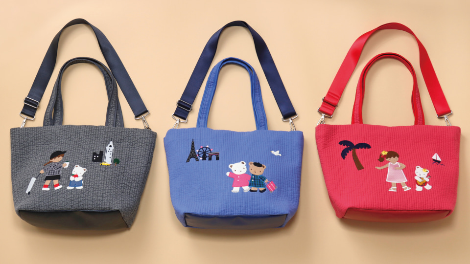 ファミリア×ピオヌンナル、NY・パリ・ハワイ旅行がテーマのコラボ