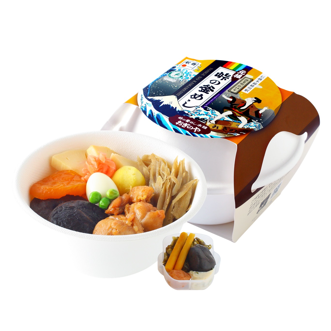 峠の釜めし本舗おぎのや「峠の釜めし」（1401円）