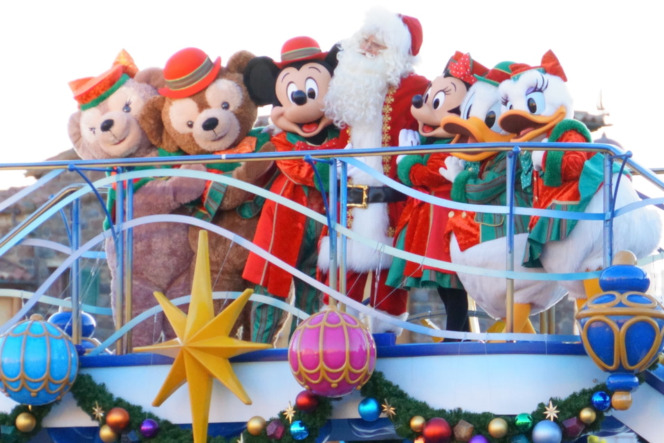 雨バージョンの「ディズニー・クリスマス・グリーティング」を見てきた