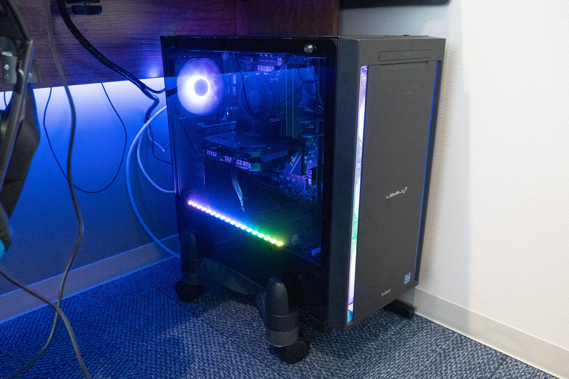 PCはiiyamaのLEVEL∞「LEVEL-R776-147F-RLX」。Core i7-14700F＋NVIDIA GeForce RTX 4060