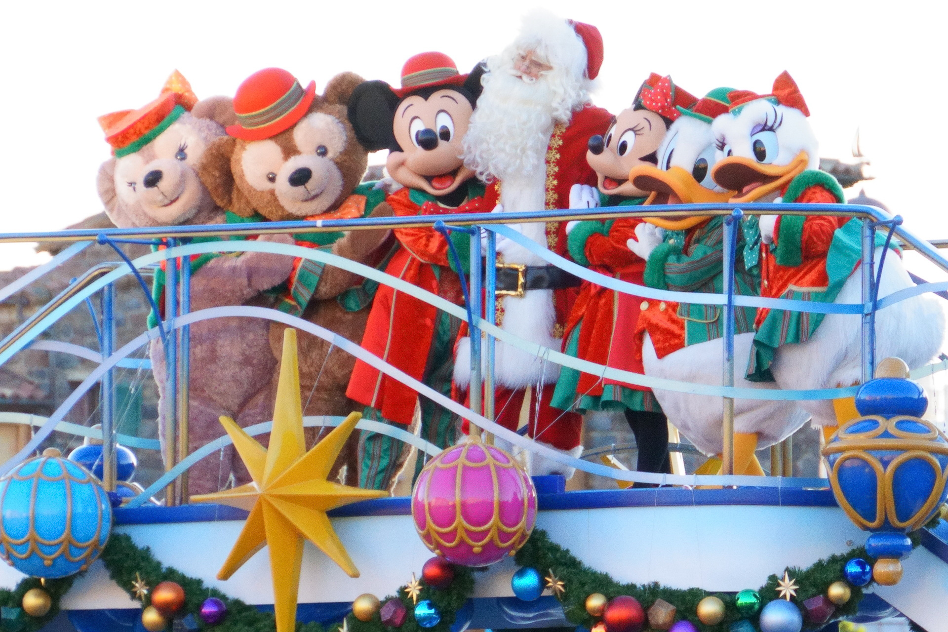 水上グリーティング「ディズニー・クリスマス・グリーティング」