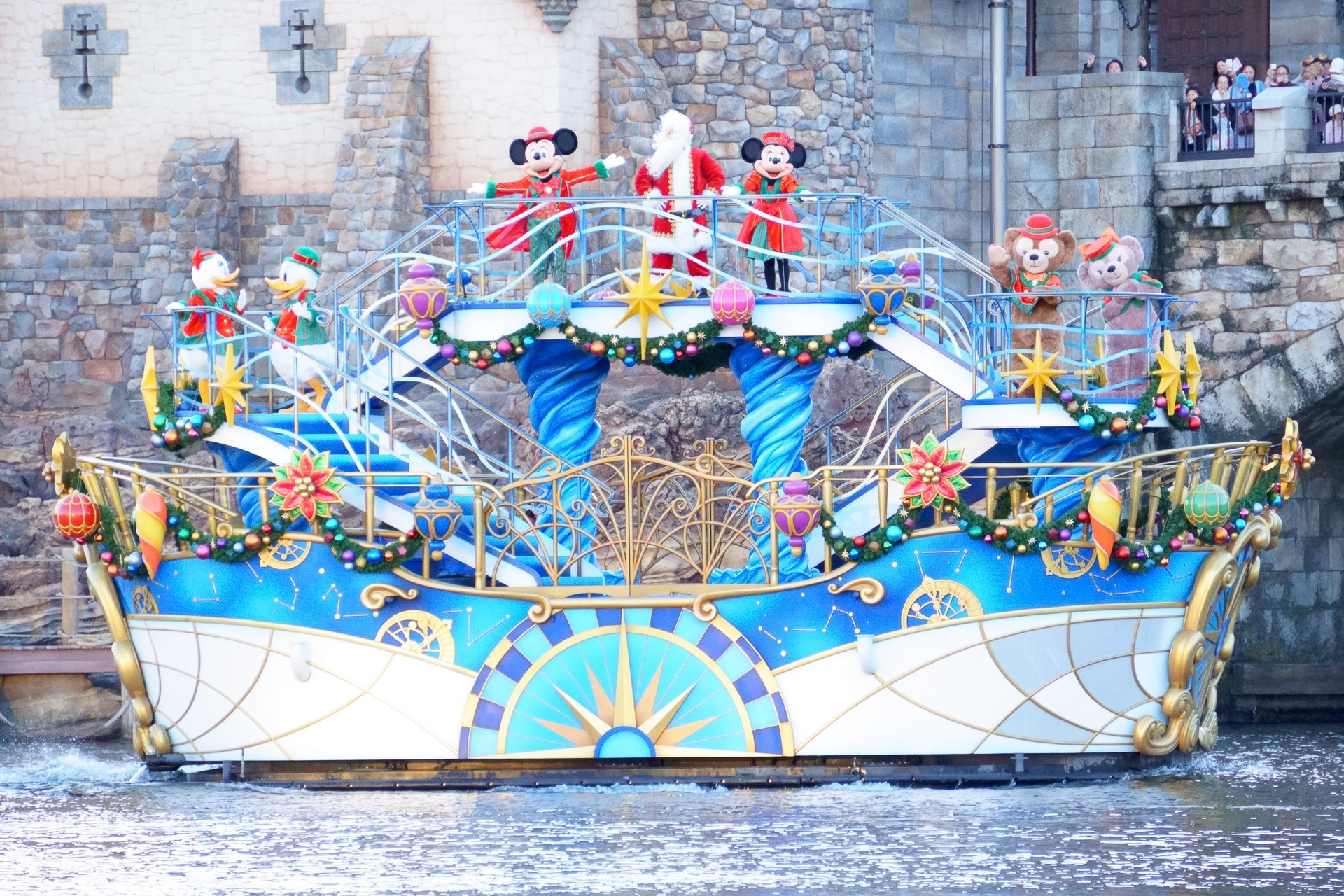 水上グリーティング「ディズニー・クリスマス・グリーティング」