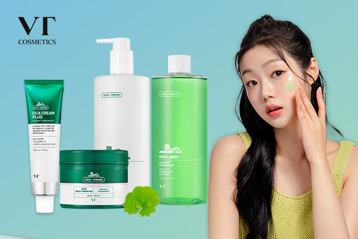 VTcosmetic楽天市場店の「CICA スキンケア 4種 セット」は、50％オフの4868円に（通常9735円）