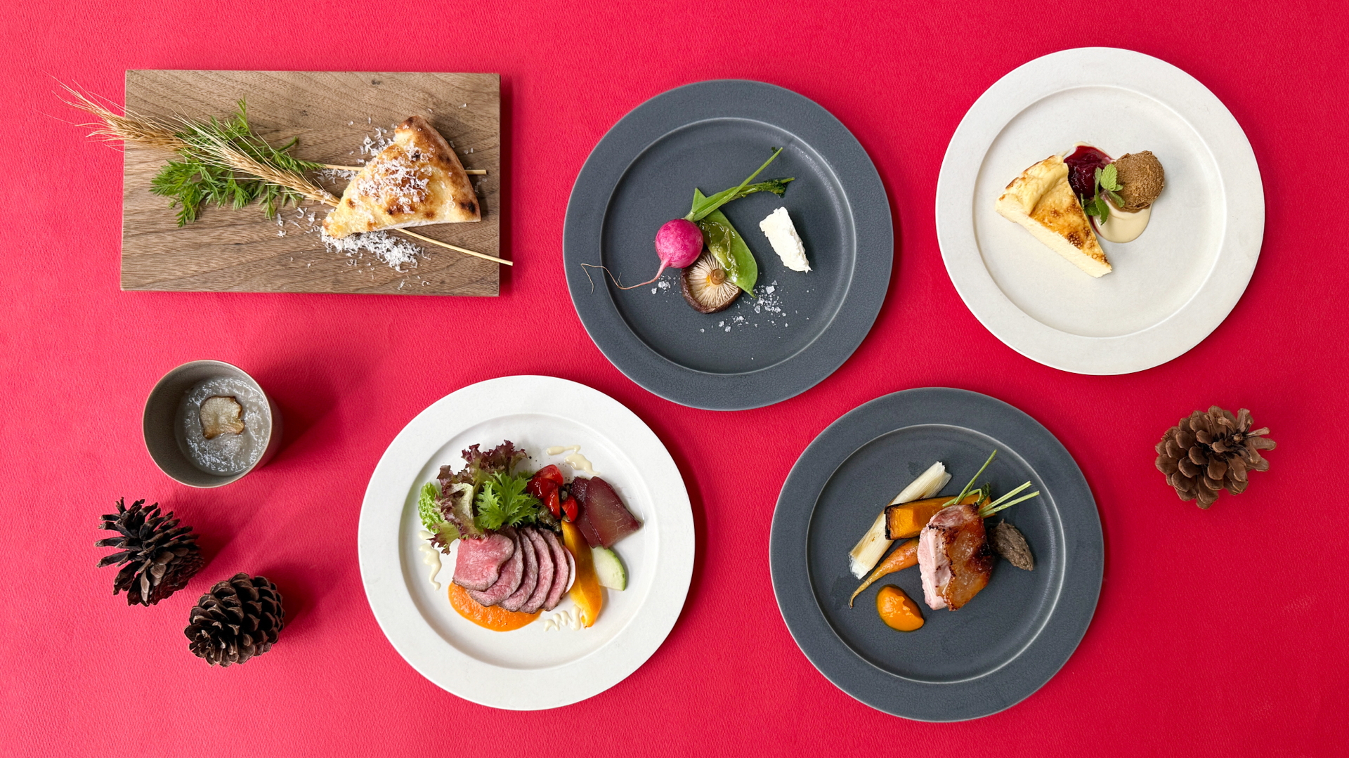 ホリデーシーズンにしか楽しめない限定メニューを提供