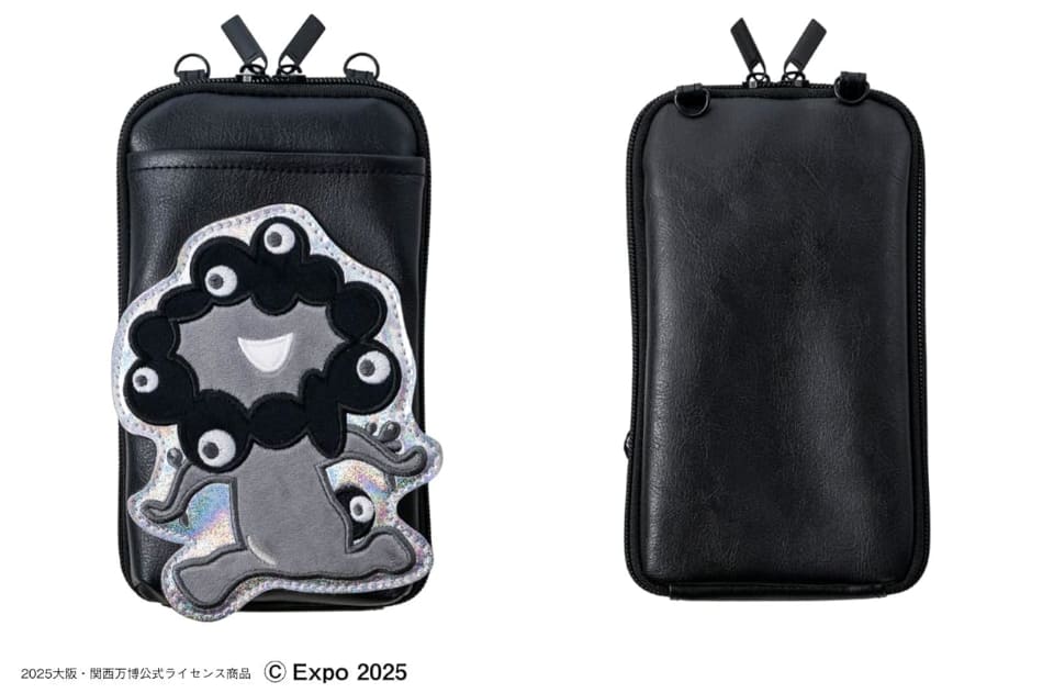 黒ミャクミャク」スマホポシェットが12月に発売！ 予約注文スタート