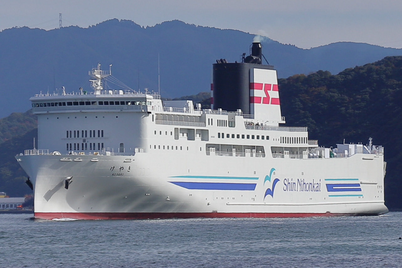 小樽～舞鶴航路に就航する新フェリー「けやき」