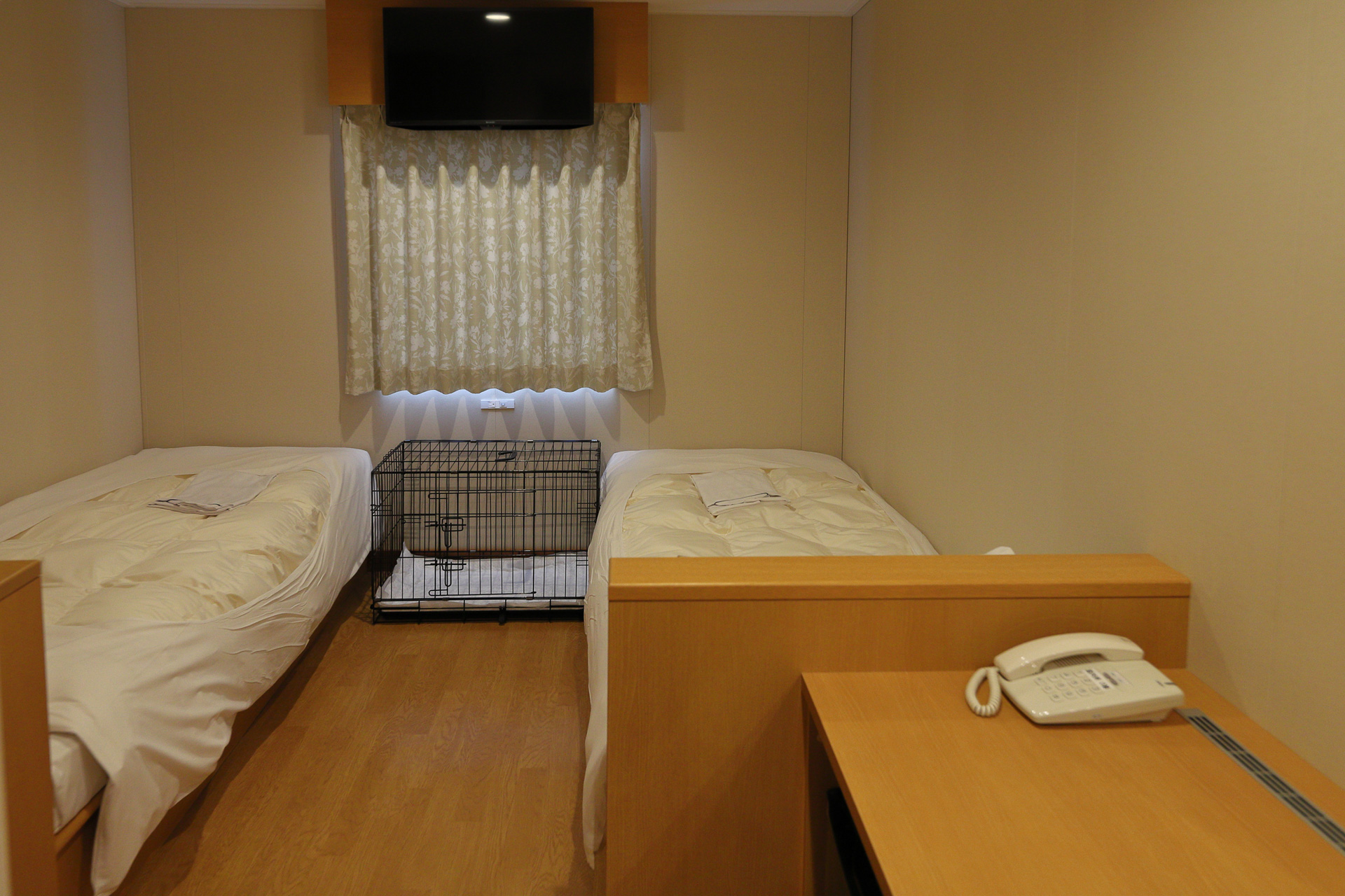 「ステート ウィズペット」。4階後部デッキのドッグフィールド近くに5室を用意