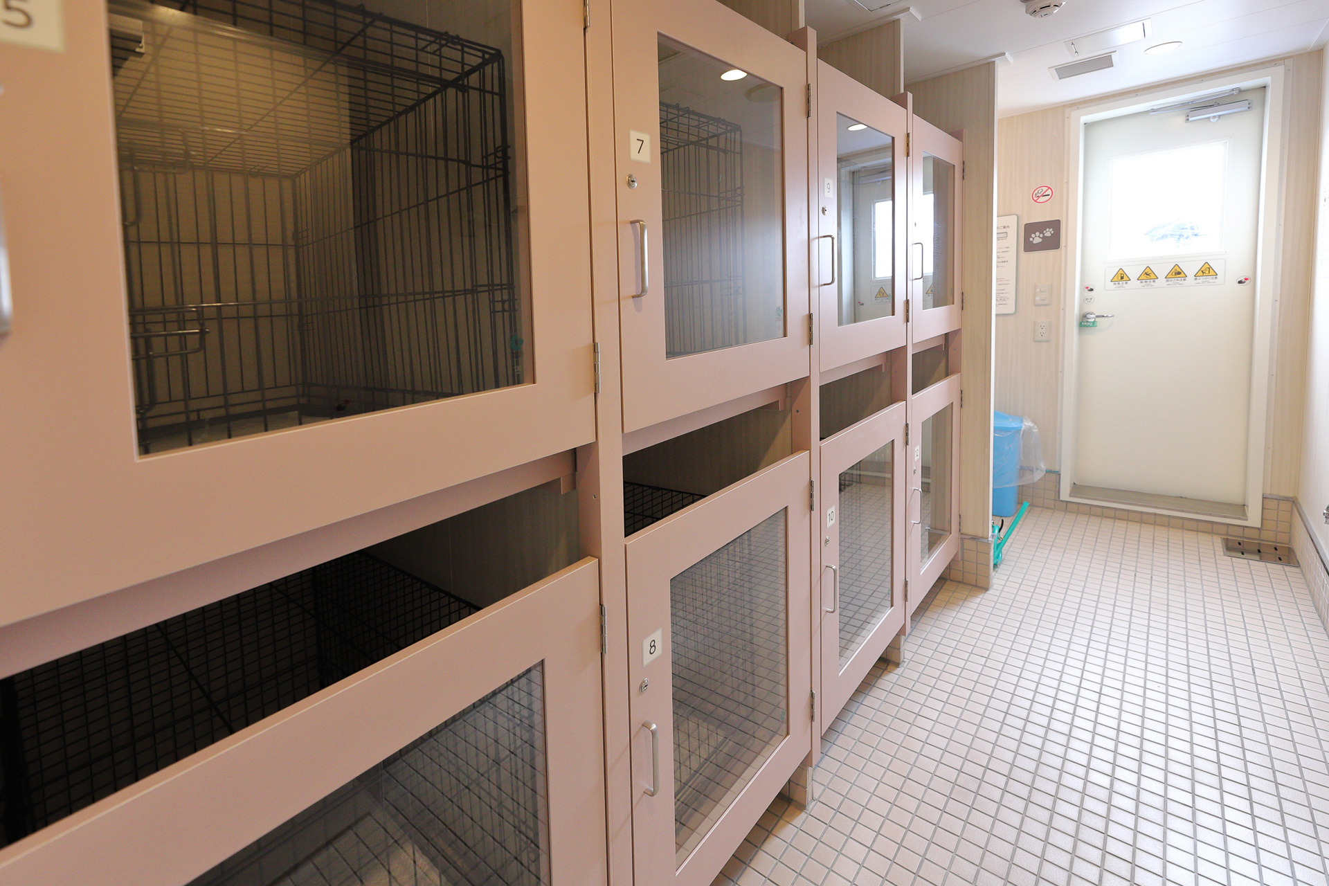 4階後部にはペットルームがあり、その外にはドッグフィールドも。また、前述の「ステートウィズペット」の客室からも一般の旅客に会わずにドッグフィールドに出入りできる