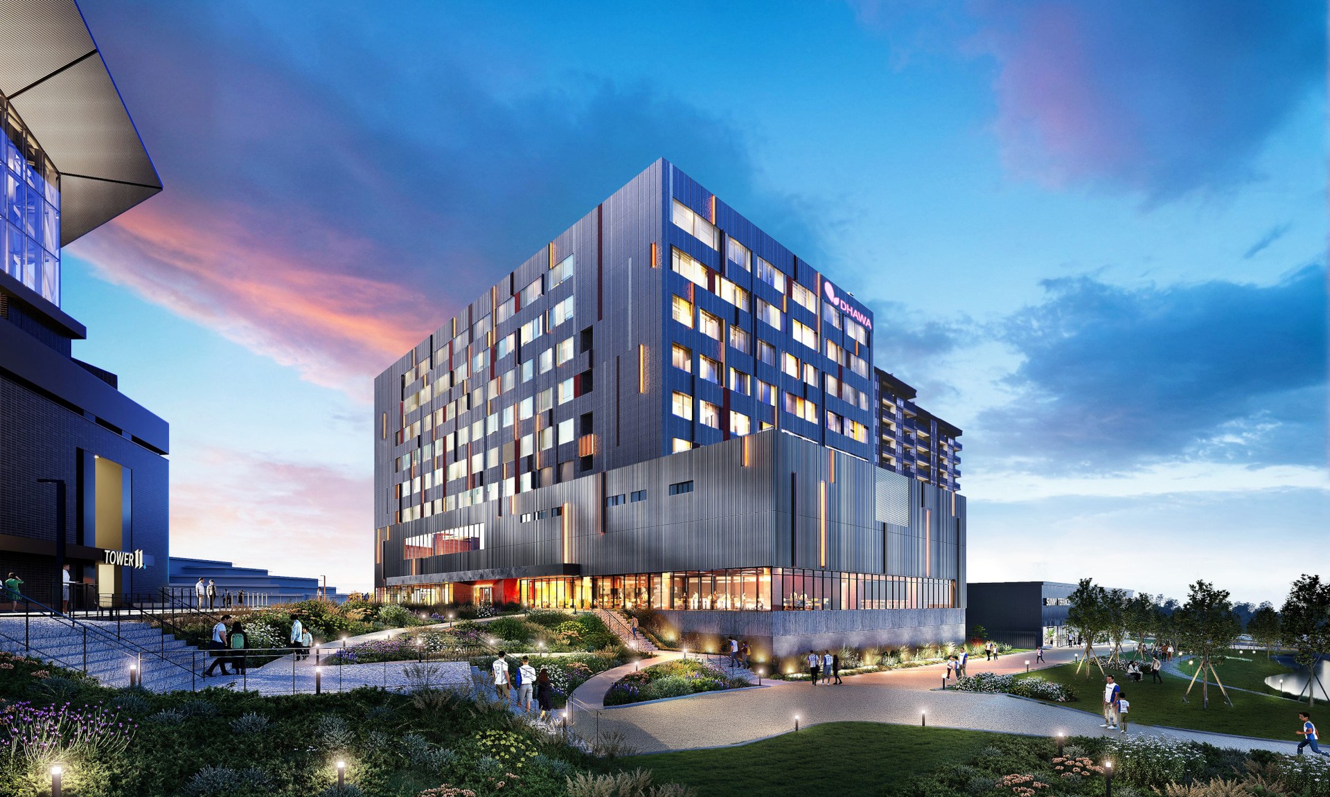 新ホテルの外観イメージ