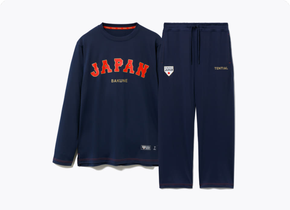 TENTIAL BAKUNE シャツ バンツセット TENTIAL] BAKUNE ウォーム モック