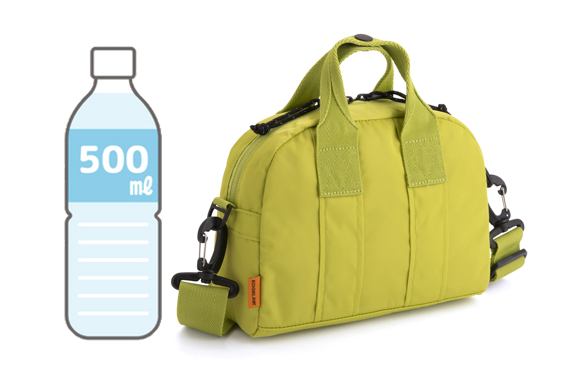 いずれも500mLペットボトルを収納可能なサイズ