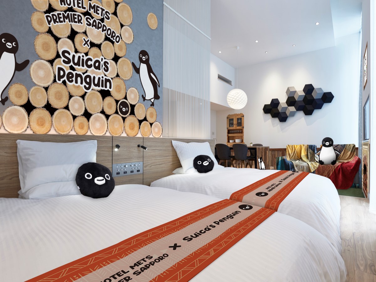 Suicaのペンギンのコンセプトルームは北欧風な内装