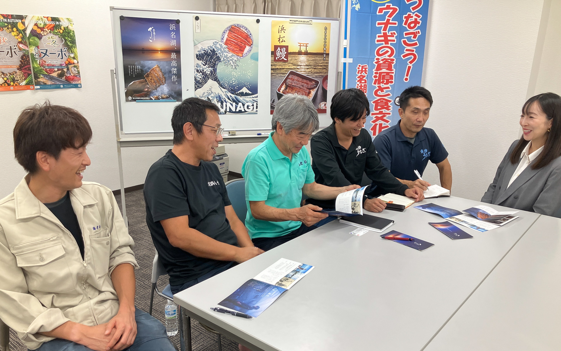 生産者（浜名湖養魚漁業協同組合、株式会社海老仙）のみなさまと