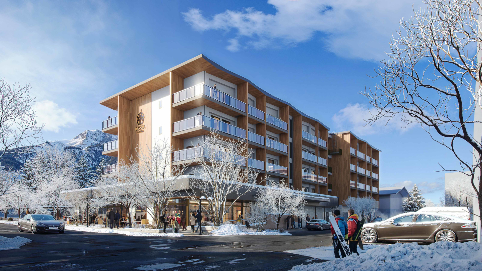 「カッシーア・白馬（仮称）」完成イメージ