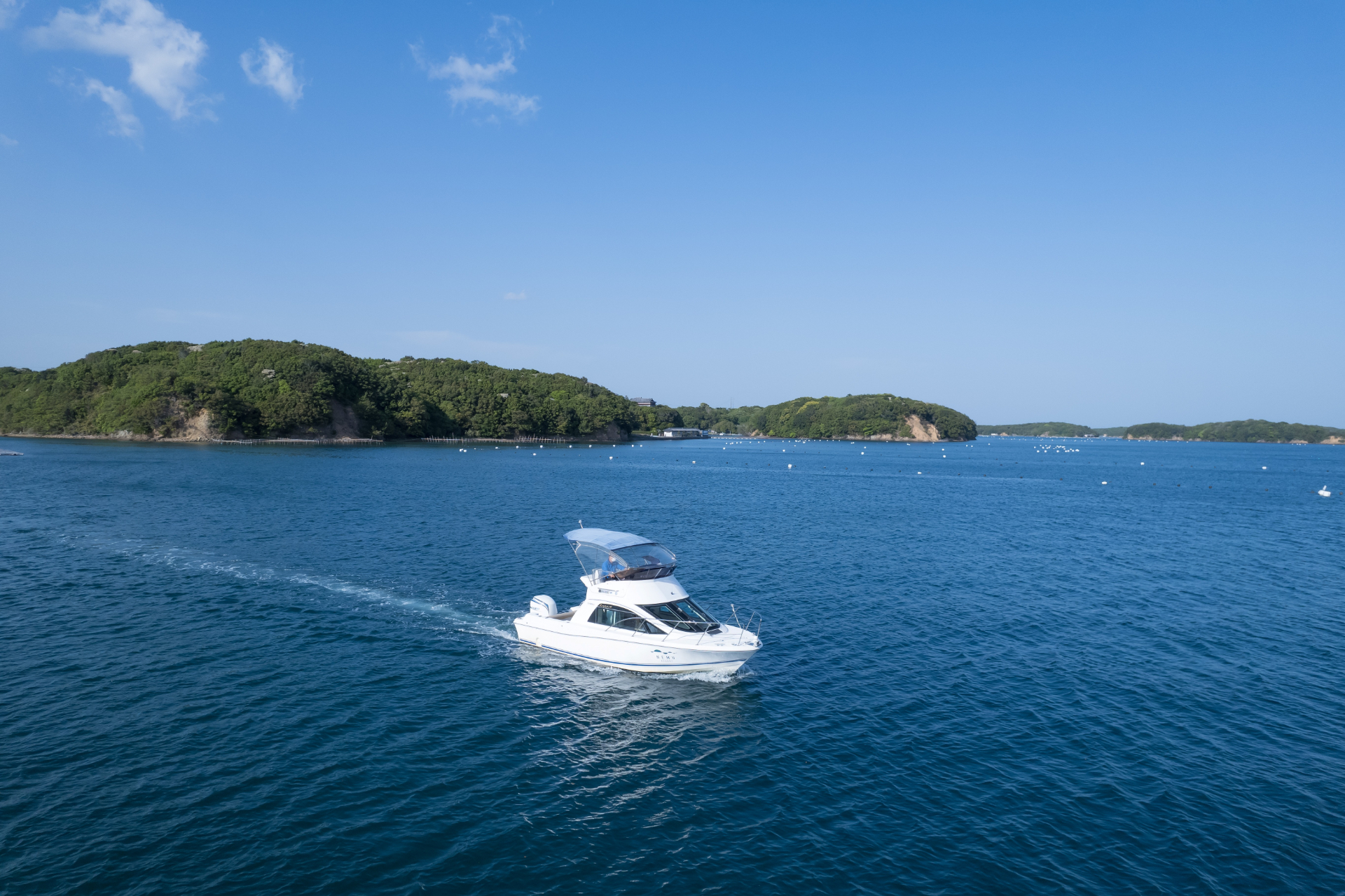 マリンタクシーを利用したチェックイン