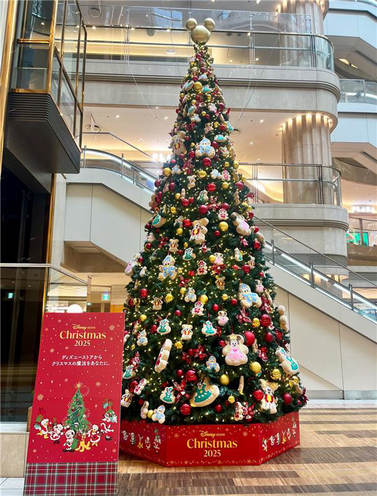 羽田空港第1ターミナル2階マーケットプレイスにオリジナルツリーを設置