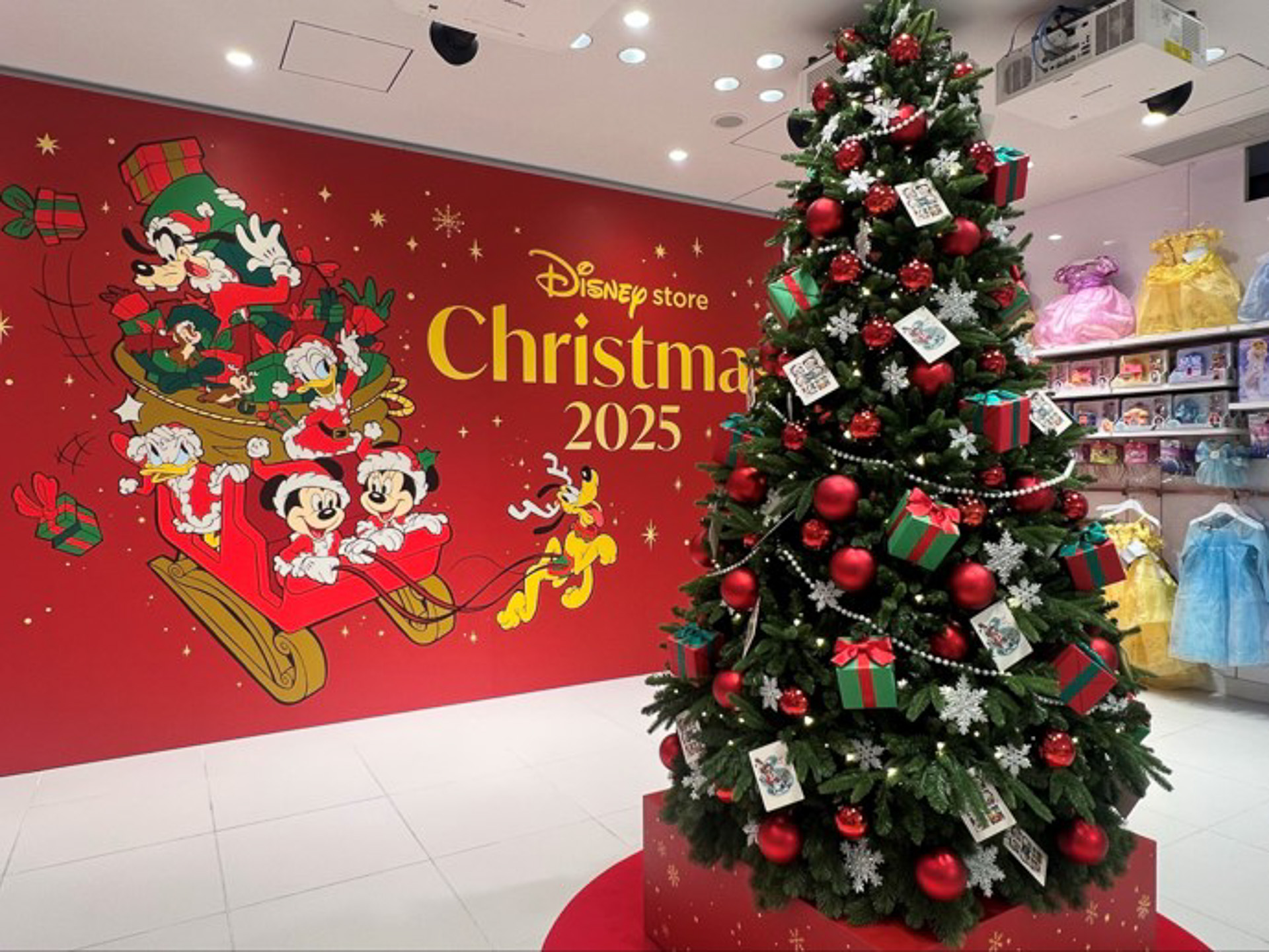 ディズニーフラッグシップ東京のクリスマス装飾