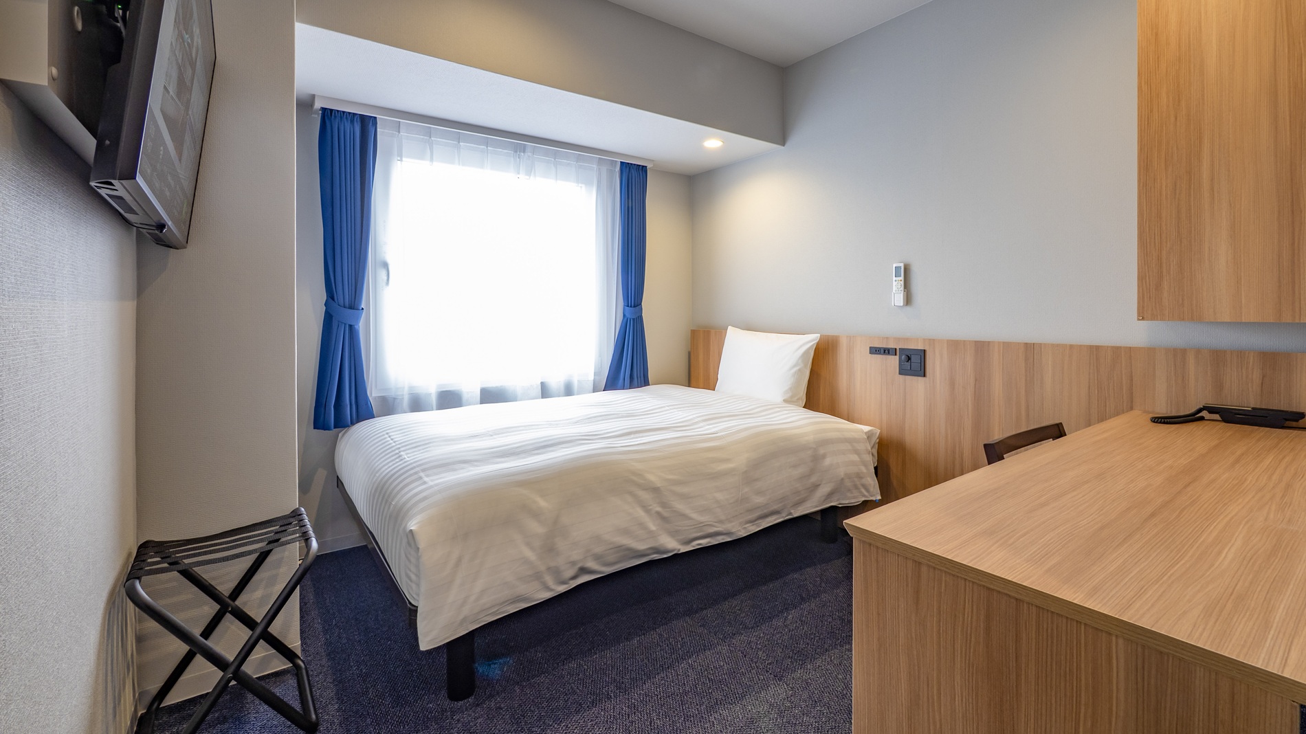 245室中、125室用意するシングルルーム。料金は通常9000円～