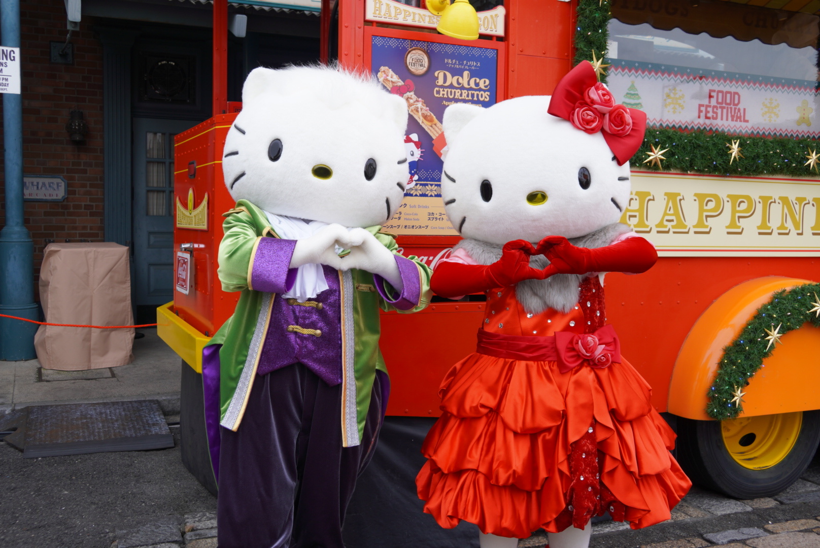 Surprise guests make an appearance at the Christmas Market!