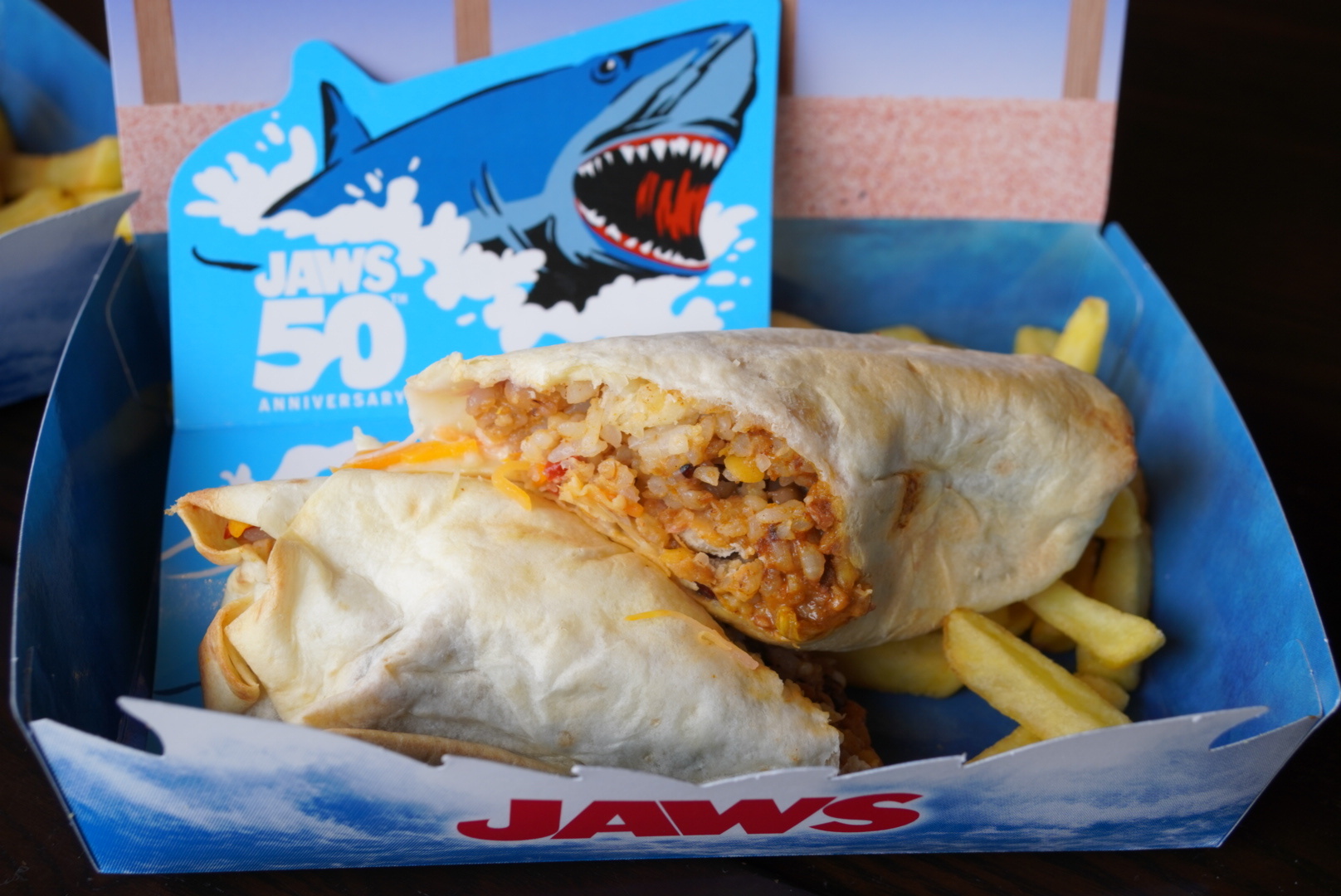 Chili Con Carne & Beans Burrito Set (2000 JPY)