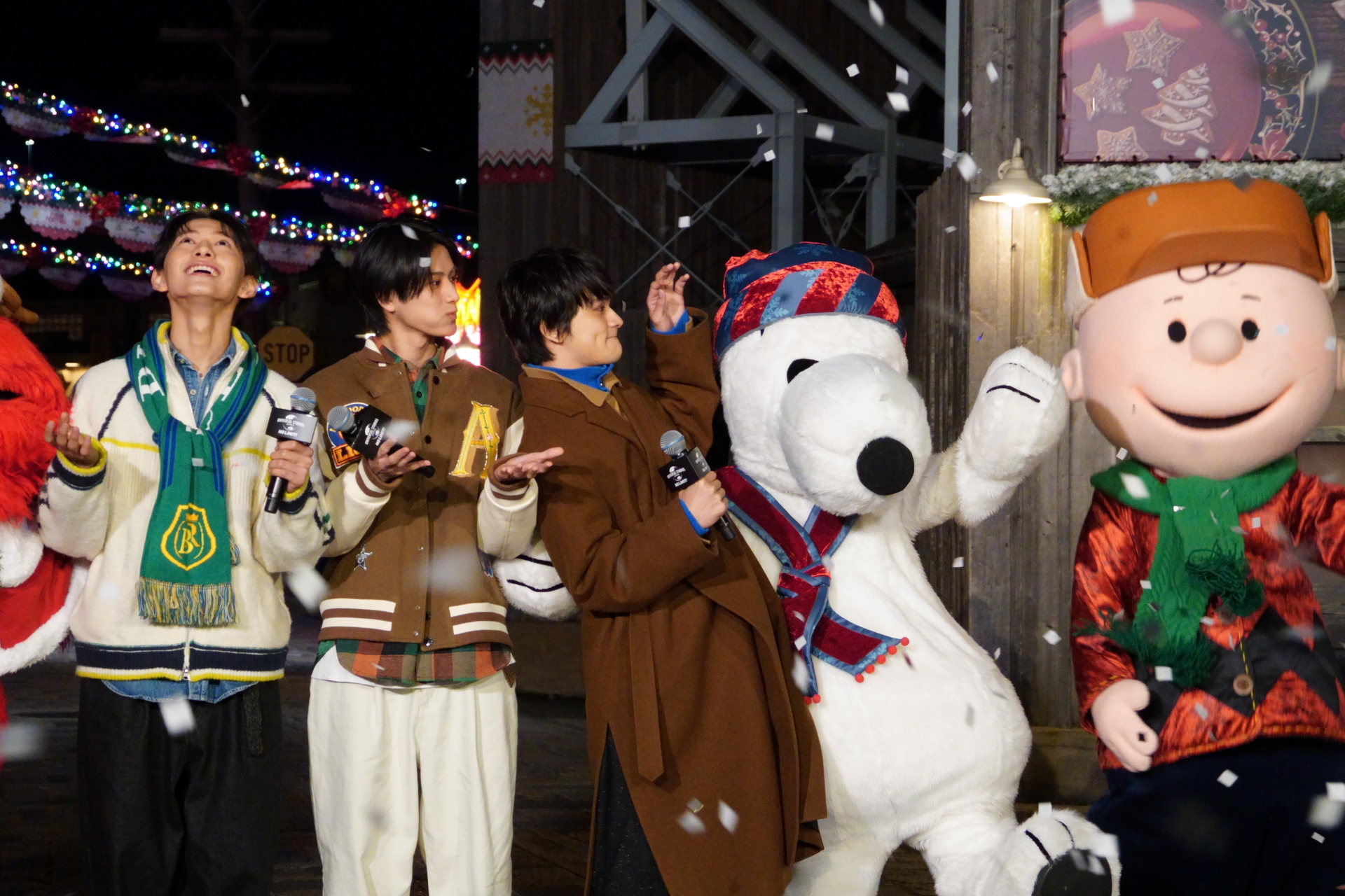 セレモニー前に3人でパークも満喫してきたとのこと（写真提供：ユニバーサル・スタジオ・ジャパン）