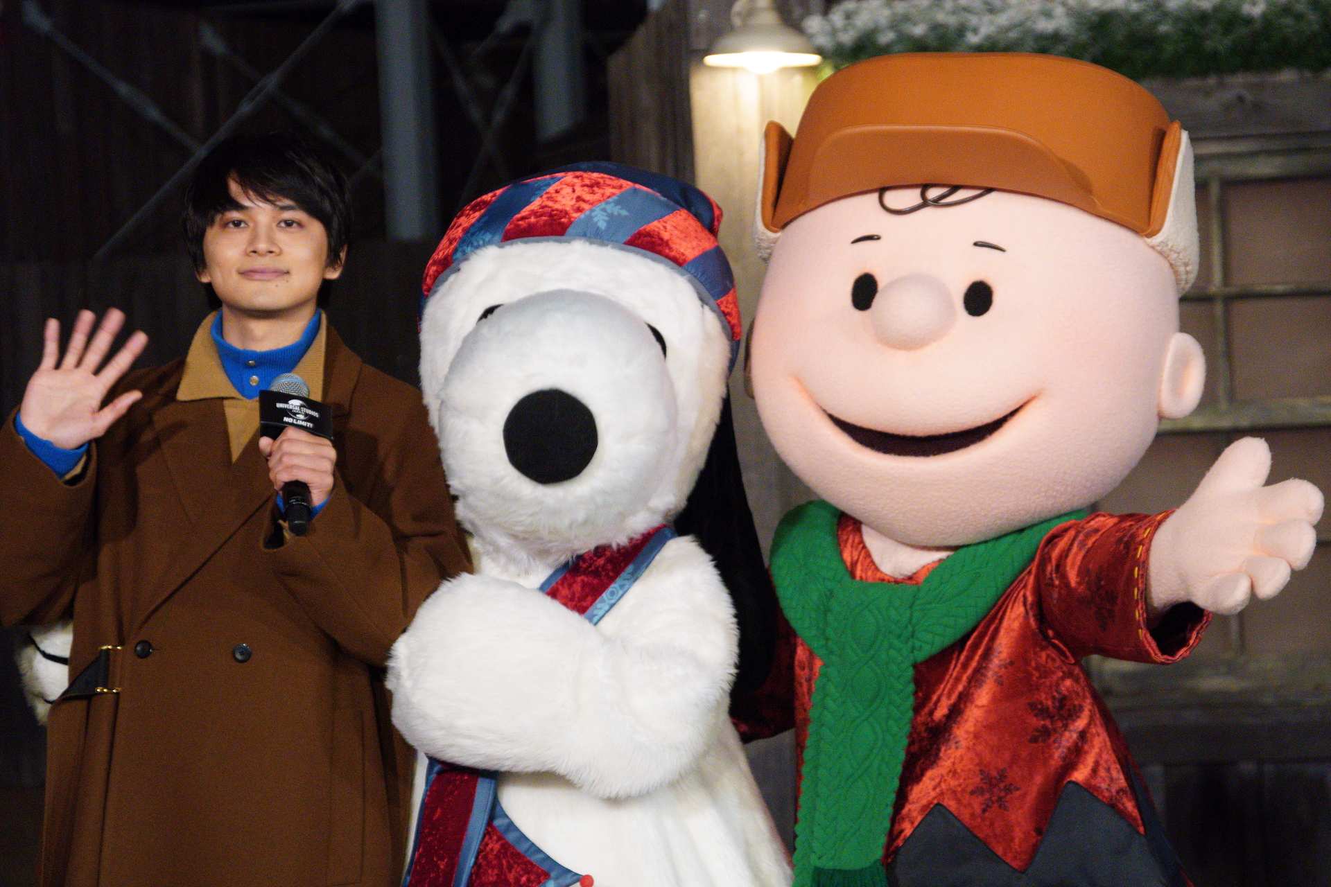 セレモニー前に3人でパークも満喫してきたとのこと（写真提供：ユニバーサル・スタジオ・ジャパン）