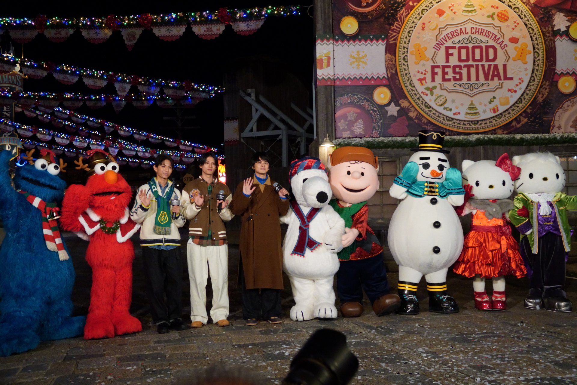 セレモニー前に3人でパークも満喫してきたとのこと（写真提供：ユニバーサル・スタジオ・ジャパン）