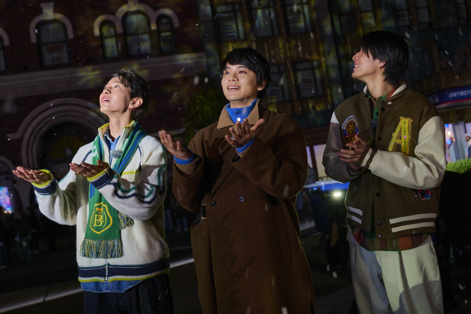 セレモニー前に3人でパークも満喫してきたとのこと（写真提供：ユニバーサル・スタジオ・ジャパン）