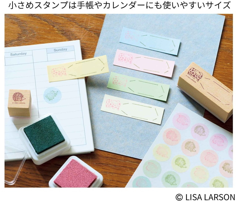 スケジュール帳やカレンダー、メッセージカード、ギフトの装飾などマルチに使える