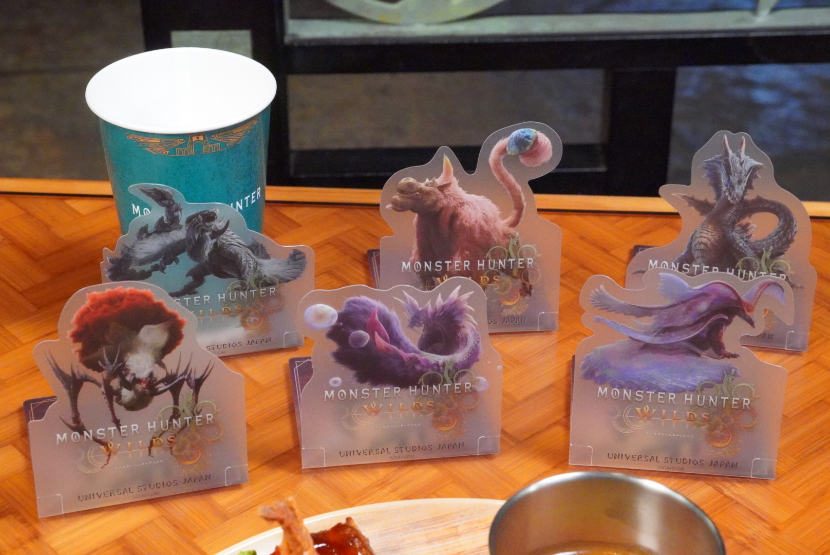 Receive one of six original coasters, chosen at random.