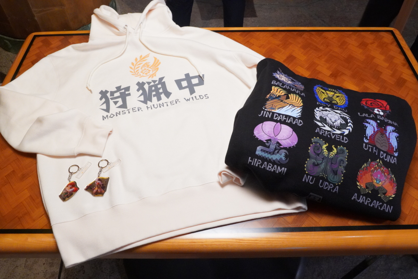 Get a sneak peek at the new Monster Hunter collaboration merchandise, available at the Universal Studios Store!