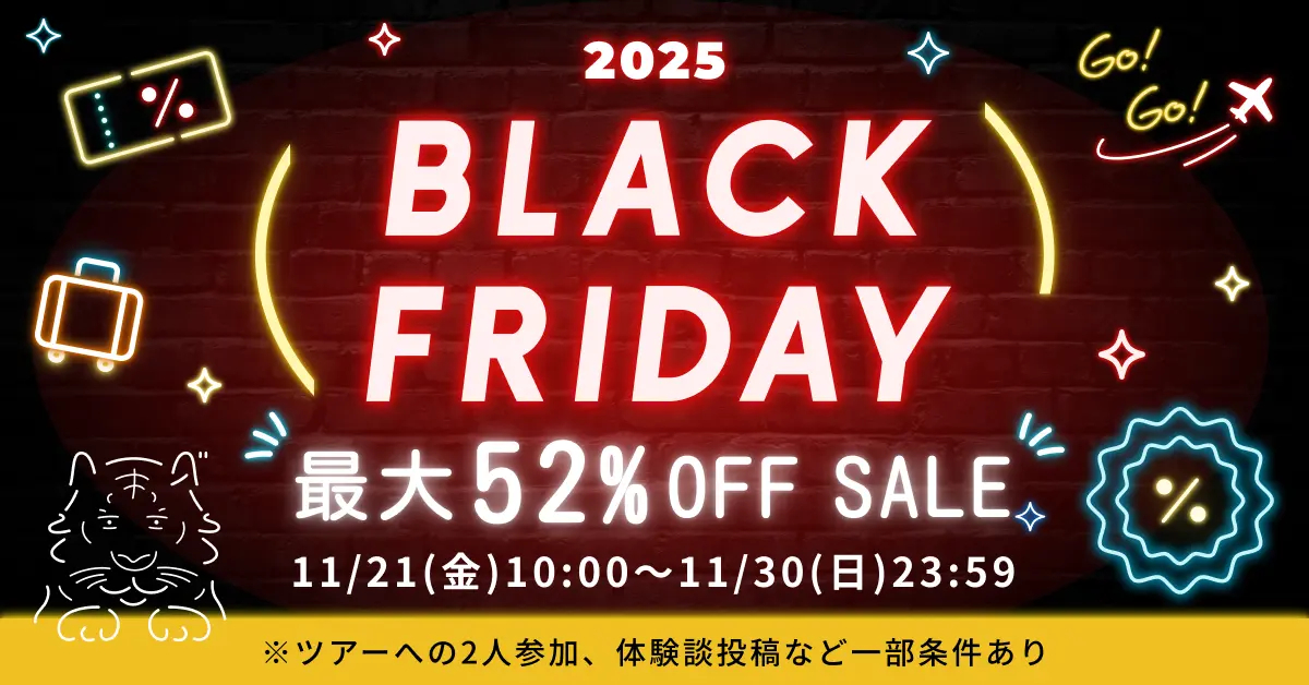 11月いっぱいのブラックフライデー企画